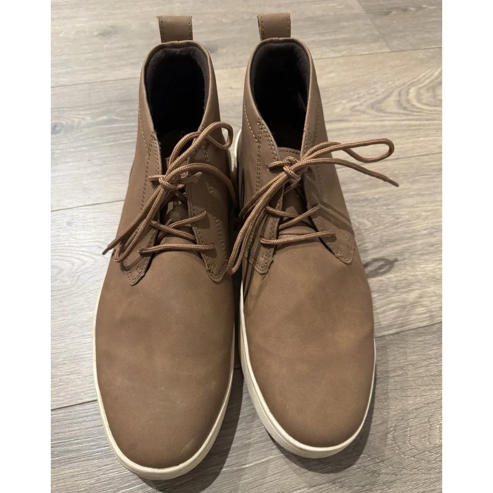 Izod Palmer Chukka Boots Men's Brown Lace-Up Round Toe Casual Shoes - 11 M
